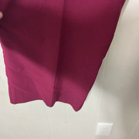 Lane Bryant Women's S Dress Pants Burgundy Size 26R EUC - Picture 6 of 7